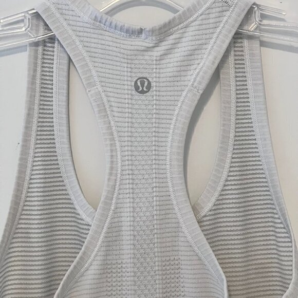 Lululemon Run Swiftly Racerback Tank White 6 NWOT - Picture 9 of 11